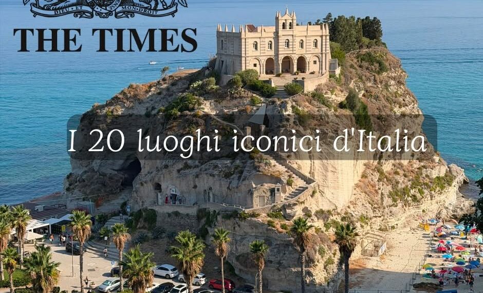 Tropea tra i 20 luoghi iconici d’Italia scelti dal Times: la Calabria che conquista il mondo 1 Tropea tra i 20 luoghi iconici d’Italia scelti dal Times: la Calabria che conquista il mondo