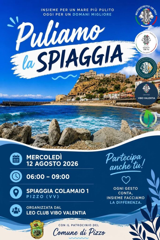 Fatti, non parole: i ragazzi del Leo Club di Vibo Valentia ripuliscono la spiaggia di Colamaio 2 WhatsApp Image 2026 08 12 at 10.42.07