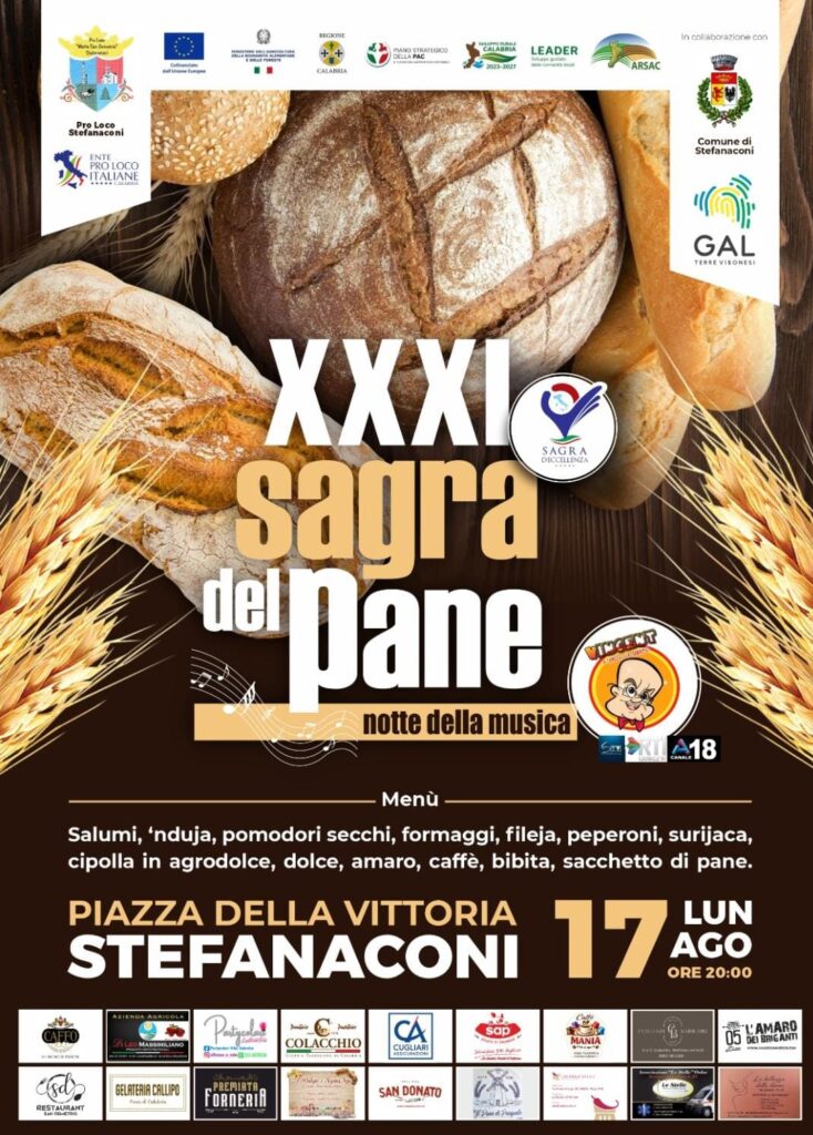 La Sagra del Pane: Stefanaconi si prepara all’evento dell’estate tra musica e sapori genuini 2 WhatsApp Image 2026 08 16 at 09.25.30