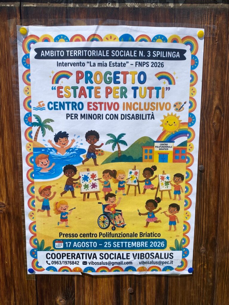 Briatico, presentato il Progetto “Estate per Tutti” un Centro Estivo Inclusivo dedicato ai minori con disabilità 2 WhatsApp Image 2026 08 17 at 14.11.13