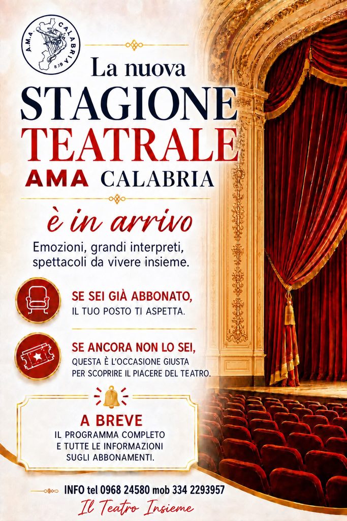 Il teatro che riparte e quello che resta al buio: AMA Calabria vola a Lamezia, intanto Vibo Valentia è ancora senza stagione 2 WhatsApp Image 2026 08 25 at 12.44.10