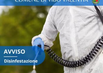 Vibo Valentia, quarta tornata di disinfestazione adulticida sull’intero territorio comunale