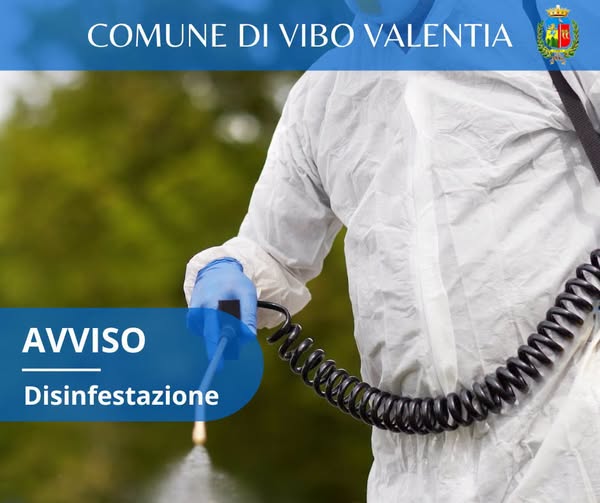 Vibo Valentia, quarta tornata di disinfestazione adulticida sull’intero territorio comunale 1 Vibo Valentia, quarta tornata di disinfestazione adulticida sull’intero territorio comunale