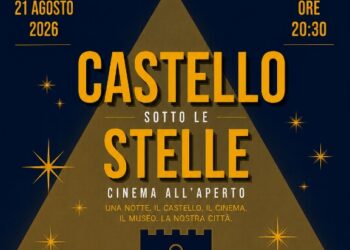 Cinema sotto le stelle al Castello: il 21 agosto una notte speciale nel cuore di Vibo Valentia