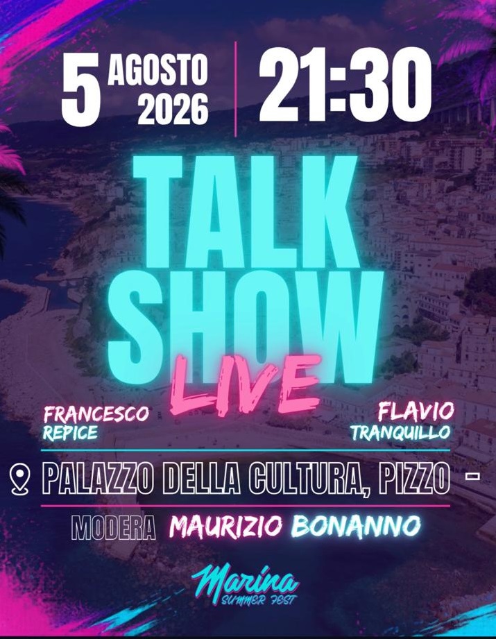 A Pizzo "Il Racconto dello Sport": Tranquillo e Repice protagonisti di una serata tra passione, cultura e valori 2 pizzo 5 agosto