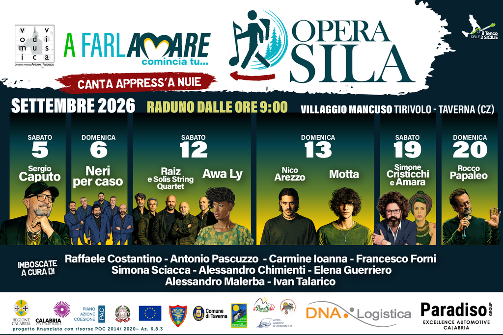 Vivodimusica e Camera di Commercio di Catanzaro-Crotone-Vibo Valentia rilanciano in Sila il modello “Do Ut Jazz” 4 Grafica completa