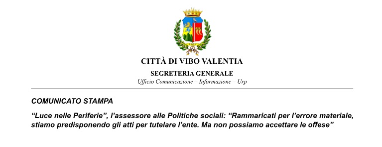Finanziamento perso a Vibo Valentia, il retroscena: il sindaco tace e lascia sola l’assessore Lorenza Scrugli a metterci la faccia 2 comunicato scrugli