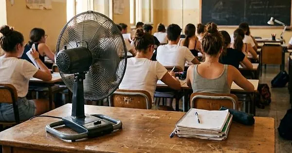Il caldo non può fermare la scuola: bisogna adeguare gli edifici, non rinviare l’istruzione 1 Il caldo non può fermare la scuola: bisogna adeguare gli edifici, non rinviare l’istruzione